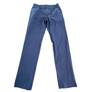 Vineyard Vines On-The-Go Pants Mens 28x32 Blue Slim Performance Stretch Casual